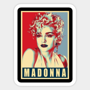 Material Girl Magic Vintage Madonnas Vibes Sticker